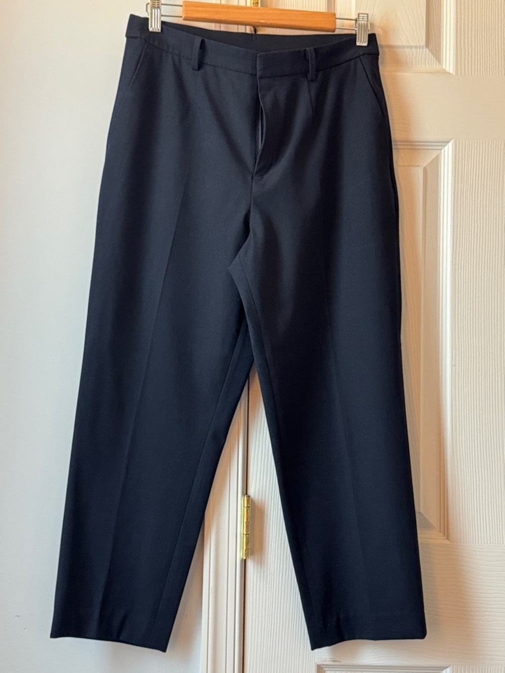 Classic Navy Dress Ankle Pants